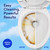 BLUELAND 100% Plastic Free Toilet Bowl Cleaner Tablets Set, Eucalyptus