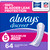 Always Discreet Adult Incontinence Pads for Women, Drier, 5 Drop Long Length, Heavy Absorbency, Pads for Bladder Control Management, Bladder Leaks, & Postpartum Pads, 64ct