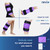 REVIX Knee Ice Pack Wrap for Pain Relief, Reusable Gel Ice Wrap, Purple