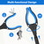 rewkcy 52 Inch Extra Long Grabber Reacher Tool, 2 Pack for Seniors