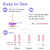 easy@Home 100 Pack Pregnancy Test Strips: Early Detection hCG Test Kit