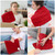 Comfytemp Weighted Heating Pad for Back & Period, 12x24 Extra Large Electric Heat Pad, 2.2 lb Neck Shoulder Heated Pad, 2H Auto-Off, Red