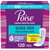 Poise Ultra Thin Incontinence & Postpartum Pads for Bladder Leaks, 6 Drop Ultimate Absorbency, Long Length, 120 Count (Packaging May Vary)
