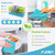 AIDEA Microfiber Cleaning Cloth-150PK, Microfiber Towels for Cars 12"x12"