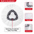 10 Pack Spin Mop Replacement Head Mop Refill Compatible with Ocedar Triangle Swivel Mops Microfiber Swivel Mop Refill,Deep Clean,Machine Washable and Easy to Replace
