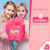 Powbrace 13" Birthday Gift Bag with Tissue Paper & Card(20 Pack Pink Gold)