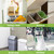 Teivio Medium Clear Trash Bags 8 Gallon 330 Count Kitchen Garbage Bags