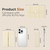 FYY Travel Pill Organizer, Large Pill Box Medicine Case-2pcs Beige