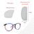 Setex Gecko Grip Ultra-Thin 0.6mm Anti Slip Eyeglass Nose Pads 15 Pr. Clear