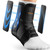 WHCOOL Slim-Fit Ankle Brace for Sprained Ankle, Quick Lace Up Ankle Support for Women Men With 2 Auto-Shaped Pads, Air Fabric Cool Ankle Stabilizer for Injury Recover, Running,Sports,S(10”-11.6”)