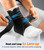 WHCOOL Slim-Fit Ankle Brace for Sprained Ankle, Quick Lace Up Ankle Support for Women Men With 2 Auto-Shaped Pads, Air Fabric Cool Ankle Stabilizer for Injury Recover, Running,Sports,S(10”-11.6”)