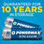 Powermax 100-Count Double AA Batteries, Ultra Long Lasting Alkaline Battery for Home and Office, 10-Year Shelf Life, Reclosable Packaging