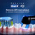 Oral-B Rechargeable Electric Toothbrush, iO5 Limited Deep Clean & Whiten, 5 Cleaning Modes, Visual Pressure Sensor to Protect Gums, Travel Case, 3 Brush Heads, Black