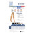 Truform 20-30 mmHg Compression Stockings for Men and Women, Thigh High Length, Dot-Top, Open Toe, Beige, Small