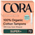 Cora Organic Cotton Tampons (72 Super Plus Tampons)