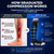 SB SOX Compression Socks for Men & Women, 20-30mmHg (Black/Gray, XX-Large)