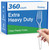 Dealusy 360 Count Extra Heavy Duty Clear Plastic Forks Disposable