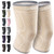 CAMBIVO 2 Pack Knee Brace, Knee Compression Sleeve for Men and Women, Knee Support for Running, Workout, Gym, Hiking, Sports (Beige, XXXL)