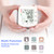 MMIZOO Wrist Blood Pressure Monitor BP Machine with Carrying Case White