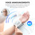 MMIZOO Wrist Blood Pressure Monitor BP Machine with Carrying Case White