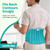 Comfcube Ice Pack for Back Pain Relief, 2 Hours Long Lasting Cold Reusable Lower Back Ice Wrap, FSA Eligible, Flexible Cold Pack for Lower Lumbar Pain, Sciatica, Herniated Disc, Surgery Recovery
