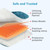 Comfytemp Weighted Heating Pad for Back & Period, FSA Eligible HSA, 20"x24"