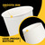 RACETOP 16 oz 100 Pack Coffee Cups with Lids & Kraft Sleeves