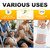 FRESINIDER Premium Elastic Bandage Wrap 4 Inch, 18 Pack, Hook and Loop