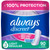 Always Discreet Adult Incontinence Pads for Women, Drier, 3 Drop Regular Length, Light Absorbency, Pads for Bladder Control Management, Bladder Leaks, & Postpartum Pads, 90ct