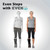 EVENup - Shoe Lift for Walking Boot I Adult Size Medium I Shoe Balancer for Use with Fracture Boots or Leg Length Discrepancy I 3 Adjustable Heights for Gait Improvement I Shoe Leveler, Shoe Riser