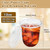 100 Pack 12 oz Clear Plastic Iced Coffee Cups with Strawless Sip Lids