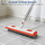 SetSail 4-in-1 Tile Tub Floor Scrubber with Floor Scrub Brush, Orange