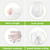 Teivio 5 Gallon 1000 Counts Medium Trash Bags Garbage Bags, Bathroom Trash Can Bin Liners, Plastic Bags for home office kitchen, Clear