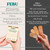 FEBU PFAS Free Bamboo Fabric Bandages, 200 Count Bulk Variety