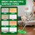 15Pcs Reusable Microfiber Mop Pads Compatible with Sweeper Mop, Replacement Wet Mopping pad Refills & Washable Dry Sweeping Cloths for Surface/Hardwood Floor Cleaning