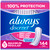 Always Discreet Adult Incontinence Pads for Women, Maximum Absorbency, Regular Length, Postpartum Pads, Up to 100% Bladder Leak Protection, 144 Count