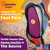 Samurai Insoles Ninjas Plantar Fasciitis Relief Insoles - Podiatrist Designed, Orthotic Lab Made in the USA Arch Support Shoe Insert for Mens 12-12.5 or Womens 14-14.5