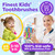 Trueocity Kids Toothbrush 8 Pack - Soft Contoured Bristles - Child Sized Brush Heads (3-10 Year Old) - Suction Cup for Fun & Easy Storage - Girl & Boy Set (8-Pack, Multi-Color)