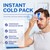 25 Pack Instant Ice Packs for Injuries, Disposable Instant Cold Pack