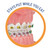 OrthoDots CLEAR – 24-Hour Protection | Sticks Better than Dental Wax | Moisture Activated Braces Wax Alternative for Pain Caused by Braces, Clear Aligner Trays, and Other Orthodontic Appliances