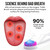 Tung Tongue Gel with Zinc, Fresh Mint Cleaner Gel Paste for Bad Breath Odors, Coating & Buildup, Fresh Breath Oral Care, USA Made, 4 Pack