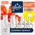 Glade PlugIns Refills Air Freshener Starter Kit, Scented and Essential Oils for Home and Bathroom, Hawaiian Breeze, 4.02 Fl Oz, 2 Warmers + 6 Refills