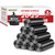 T.FORING 20-25 Gallon Trash Bags Unscented, 30'' x 33'', Black, 120 Count