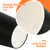 METAPRINT 100 Pack 12 oz Disposable Coffee Cups with Lids and Sleeves, Sturdy Paper Cups for Hot/Cold Drinks, Leak-Proof To Go Coffee Cups with Lids for Home, Café, Events, Office, Black