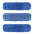36 Inch Dust Mop Head: Replacement Medium Washable Commercial Mop Head Sweeper and Janitorial Replacement Blue (Blue - 36 Inch, 3 Pack)