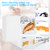 100 Pack Magic Sponge Eraser,Multi-Functional Household Cleaning Kitchen Dish Sponge for Furniture,Extra Thick and Long Lasting Melamine Cleaning Sponges for Bathroom,Bathtub, Wall Cleaner (100)