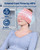 ONLYCARE Migraine Relief Cap,Soothing Migraine Mask,Upgraded Odorless Gel Ice Head Wrap, Hot and Cold Therapy, Headache Ice Pack for Tension and Stress(Black & Pink, 2 Count)