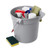 Rubbermaid Commercial Products BRUTE 14 Quart Round Bucket Gray Heavy-Duty Construction for Professional/Janitorial Cleaners