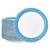 MUCHII Paper Plates 10 Inch, 150 Count Soak and Cut Proof, Blue Large Disposable Plates Bulk for Daily Use, Parties