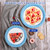 MUCHII Paper Plates 10 Inch, 150 Count Soak and Cut Proof, Blue Large Disposable Plates Bulk for Daily Use, Parties